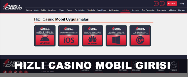 Hızlı Casino Mobil Girişi